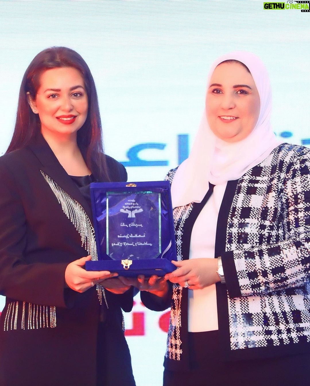 Heba Magdi Instagram - من حفل تكريم معالي وزيرة التضامن الاجتماعي في حضور دكتور اشرف زكي و استاذ احمد عبد العزيز ___________ Photographer @husseintallalphotography