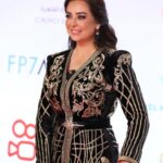 Heba Magdi Instagram - ختام مهرجان القاهرة السينمائي في دورتة ٤٤ @cairofilms ________________ Caftan from @romeo_couture_officiel MUA @ayarady_makeup_artist Hair @haythamamin2012 Jewelry @dimajewellery Photo by @eslamm.faroukk