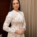 Heba Magdi Instagram - انهاردة من احتفالية نصر اكتوبر المجيد .. 🇪🇬 ___________________ Dress @saffronboutiqueuae Thank you @fasateen_boutique for my styling MUA @ayarady_makeup_artist Hair @baytree_eg @adelateef12