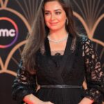 Heba Magdi Instagram - من حفل مهرجان القاهرة للدراما في دورته الأولي 2022 @cairodramafestival __________________ Dress @be_my_guest_shopping MUA @rehamkhalifaa Hairdresser @baytree_eg Jewelry @iramjewelry_ Clutch @massrah_lets_glow 📸 @hamedz199