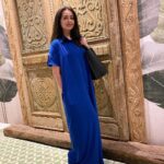 Heba Magdi Instagram - Beautiful night 💙 —————— Jumpsuit by @skadi.eg