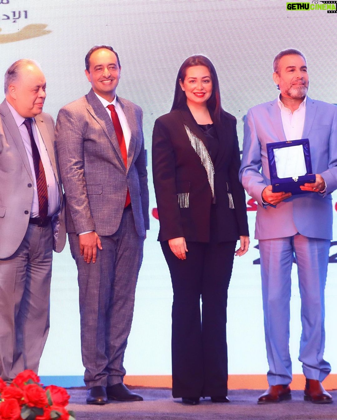 Heba Magdi Instagram - من حفل تكريم معالي وزيرة التضامن الاجتماعي في حضور دكتور اشرف زكي و استاذ احمد عبد العزيز ___________ Photographer @husseintallalphotography