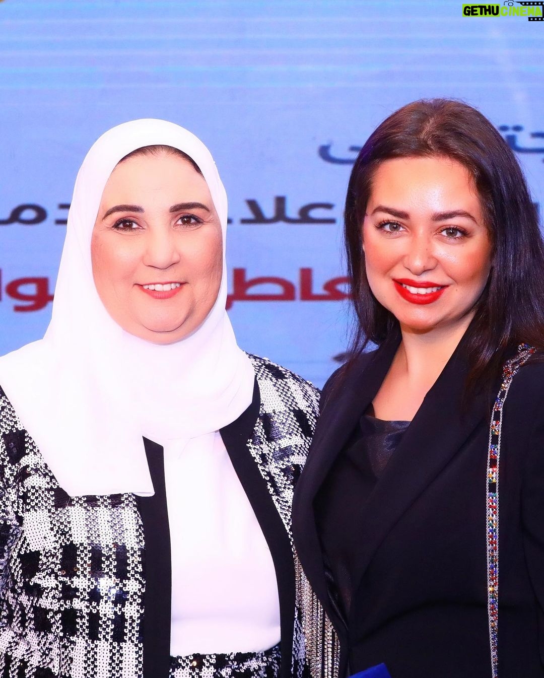 Heba Magdi Instagram - من حفل تكريم معالي وزيرة التضامن الاجتماعي في حضور دكتور اشرف زكي و استاذ احمد عبد العزيز ___________ Photographer @husseintallalphotography