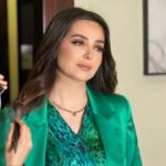 Heba Magdi Instagram - 💚💚💚 Suit @be_my_guest_shopping MUA @mai_elbahey Jewelry @marlysilver Hair @adelelfaed