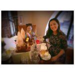 Helen George Instagram - Beautiful brave birthday girl Leela and her fabulous mother @yvette_robinson_ . Golden egg and candy floss lunches forever more 💋