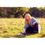 Helen George Instagram - Cheesy dog posing for James Wellbeloved UK