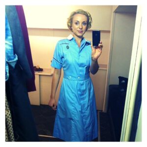Helen George Instagram - First photo of me as Trixie 10 years ago. How far we have come… 

Hope you enjoy our latest offering. @callthemidwife.official 

-
-
-

#CallTheMidwife #TenYears