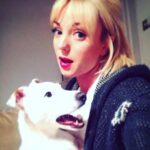 Helen George Instagram – Lovely time chatting about my new play #aftermissjulie on @bbctheoneshow, back with this naughty hound