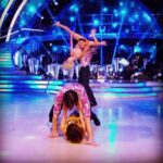 Helen George Instagram – @anitarani1 and I over sharing in the Strictly final #strictly