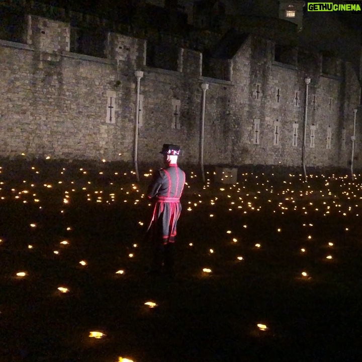 Helen George Instagram - We were lucky enough to get to see this from the moat at The Tower of London, it was incredible #toweroflondon
