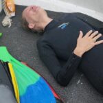 Helena Houdová Instagram - Year ago I had my first introductory scuba experience.. I never laughed so hard in my life. We couldnt get down. We couldnt get up. I met the biggest scariest morena snake face to face and I couldnt turn. So I talked to her and ask her for patience while I was trying to swim away from her while flipping my limbs and body uncoordinatingly around her. So yeah. Year ago. My passion was born😂🙉😂 Thankks sisters in crime for giving our scuba instructor the most interesting dive he ever had😂😂😂 @eliska.vaea @the.womens.collective #specialTalent