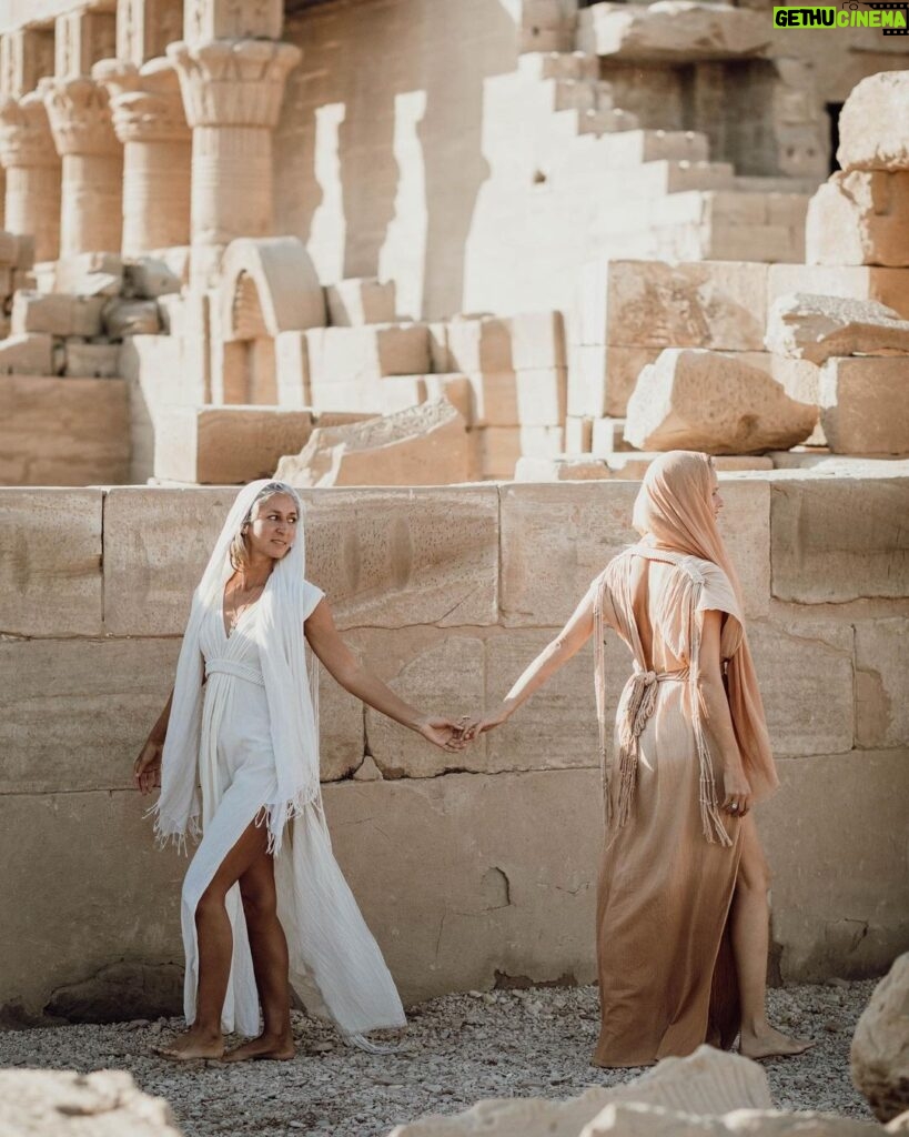 Helena Houdová Instagram - 𝙴𝙶𝚈𝙿𝚃 𝚁𝙴𝚄𝙽𝙸𝙾𝙽 𝚘𝚗 𝙸𝙶 𝙻𝙸𝚅𝙴 We’ll reunite again with my SiSTAR @helenahoudova in Egypt just in two weeks to guide our next 𝚂𝚊𝚌𝚛𝚎𝚍 𝙴𝚐𝚢𝚙𝚝 𝙹𝚘𝚞𝚛𝚗𝚎𝚢 and we would like to uncover 𝙖 𝙨𝙚𝙘𝙧𝙚𝙩 and share 𝙝𝙞𝙜𝙝𝙡𝙞𝙜𝙝𝙩𝙨 of this 𝙎𝙤𝙪𝙡 𝙅𝙤𝙪𝙧𝙣𝙚𝙮 with you HERE tomorrow LIVE Monday 28th november 8am New York 1pm London 2pm Prague 9pm Bali Hope to see you there 😘 much love Irena&Helena #ancientegypt #isis #osiris #marymagdalene #christconsciousness #pilgrimage #souljourney #feminineenergy #masculineenergy #kundaliniawakening #ceremomy #highestfrequency #multidimensionalbeings #unity #atlantis