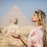 Helena Houdová Instagram - What I received from the last Sacred Journey of Egypt this past February? ❤️ Deep remembering who I truly am. I touched the limitless and infinite pieces of myself, of my being which never ends or starts. Just transforms. ❤️ Activation of my soul DNA. Knowing that I am on planet Earth for purpose and I live my soul mission ❤️ Family. I was standing inside the temples and Pyramid with those I knew through time and space for millenia. ❤️ Healing. I saw timeline where patriarchy came into play and my gifts and innocence were taken from me. I am taking that back. ❤️ I made friend with Darkness. I forgave her. I honored her and I felt that she too, is a part of Oneness. ❤️ I felt the truth. The real history hidden from us. I felt it in the stones. The vibrations and frequencies spoke. ❤️ I connected with the most beautiful humans I could wish to connect with. I felt safe. And held. And i didnt have to translate my soul. ❤️ Since than, my gifts are stronger, clearer and I honor myself much more. And I also see and honor the others no matter where on their journey they are. And so much more.. If you want to meet yourself deeper and Egypt is calling. Join us this December. We just added new offering tp our Siwa Expedition : Daypass for you to spend all day with us in Giza and end it with private visit of the Great Pyramid where we will chant and meditate❤️🧡😂 I love you family and I am calling few of you to join us 12.12 in Egypt. With love, Helena ❤️ Pic by @sarkahasara Great Pyramid of Giza, Egypt