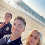 Helena Mattsson Instagram - Happy girl 😎 filming on the beach today with this awesome team🌴🎬 #therookie Los Angeles, California