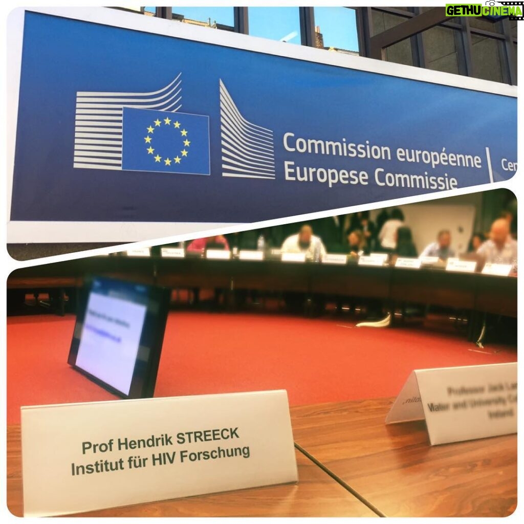 Hendrik Streeck Instagram - Great day at the #EU #thinktank on #HIV, #TB and Hepatitis discussing the HIV and #STI dynamics. European Commission