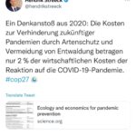 Hendrik Streeck Instagram - Die COVID-19 Pandemie und die getroffenen Maßnahmen waren nicht nur unglaublich teuer, sondern haben so viel Leid verursacht. Eine Studie aus dem Jahr 2020 hat bereits vorgerechnet, wie wir in Zukunft mit einem Bruchteil der Gelder, die wir jetzt aufgewandt haben, zoonotische Übertragungen in Zukunft vermeiden können. Dazu gehört, dass weltweit der Wildtierhandel gestoppt wird. Ein Affe gehört in die freie Wildbahn und nicht in das Wohnzimmer eines Scheichs; eine Fledermaus gehört nicht in den Kochtopf sondern ist zum Beispiel wichtig für die Bestäubung von Blumen und Pflanzen. https://www.science.org/doi/full/10.1126/science.abc3189 #cop27 Bonn, Germany