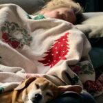 Henny Russell Instagram - Lazy Sunday afternoon nap… 🐶😴