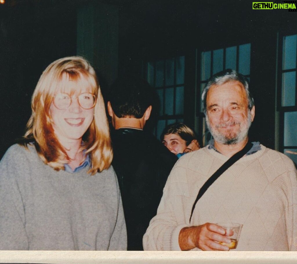 Henny Russell Instagram - We lost a legend today. A giant. Thank you #StephenSondheim for your many great gifts to this world! 🙌 I think Mr Sondheim was less than thrilled to take this photo, but still graciously granted the request of an ardent young fan. #RIP #Sondheim 💔🕊🎶 San Diego, California