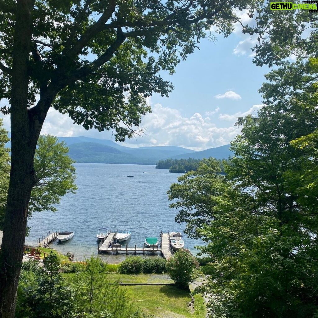Henny Russell Instagram - #MyHappyPlace #LakeGeorge