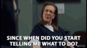 Henny Russell Instagram - I’m a gif! 😂 My nephew sent this to me—thanks, Mark! #oitnb #CarolDenning #bulltrue