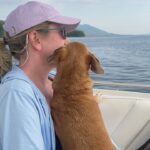 Henny Russell Instagram - This is how I spent my birthday yesterday! 🙌 #SoGrateful to @sjayen + @chris_noonan22 ❤️ Since I had already dropped my prescription sunglasses in the lake once (and luckily was able to dive & retrieve them), I tied a string on them. Janky, I know, but it worked! 🛥🥳🐕