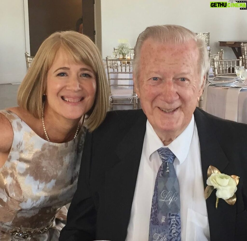 Henny Russell Instagram - Today would have been my dad’s 90th birthday. This is one of my favorite pictures of him with my sister at my niece’s wedding. I miss you Dad, and try to live by your motto, “Make it a good day!” 🎂❤️🕊️