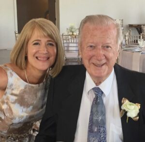 Henny Russell Instagram - Today would have been my dad’s 90th birthday. This is one of my favorite pictures of him with my sister at my niece’s wedding. I miss you Dad, and try to live by your motto, “Make it a good day!” 🎂❤️🕊️