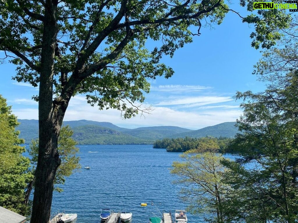 Henny Russell Instagram - In my happy place. #nofilter Lake George