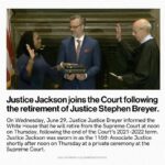 Henny Russell Instagram – Congratulations Judge Jackson! 🙌 I was struck hearing Judge Jackson take her oath today, wondering…did they all swear this oath? Really? Seems like 6 of ‘em need to be reminded. #JudgeJackson #DefendDemocracy #SCOTUS