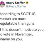 Henny Russell Instagram – Next they’re going after contraception and marriage equality. Don’t despair—hold the House, add 2 seats to the Senate, end the filibuster, codify Wroe, fix SCOTUS—we have to FIGHT BACK!  The best thing you can do is VOTE and get EVERYONE you know to VOTE!!!