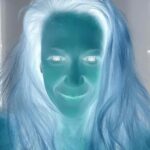 Henny Russell Instagram - This filter highlights the darkest areas. Guess I need my roots done! 😂🤣😂