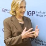 Hillary Clinton Instagram - Celebrating the launch of the Institute of Global Politics (IGP) with @columbia.sipa and @hillaryclinton today! Secretary Hillary Clinton is returning the classroom for the first time in 50 years, joining forces with Columbia University’s School of International and Public Affairs to increase female voices in foreign relations through their new Institute of Global Politics. In her new role, Secretary Hillary Clinton will also teach a class called, “Inside the Situation Room”, alongside Dean Keren Yarhi-Milo, an award-winning scholar. Learn more about the institute, its commitment to meaningful dialogue and evidence-based solutions in politics. and the one lesson series no student will want to miss at the link in bio.