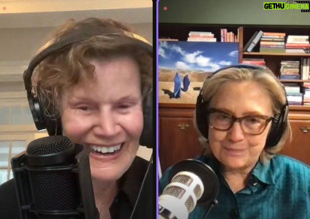 Hillary Clinton Instagram - When she was 25, Judy Blume found herself at home with two little kids and in need of a creative outlet. The rest is history. Hear my full conversation with the legendary author on my podcast, You And Me Both, wherever you get your podcasts.