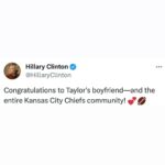 Hillary Clinton Instagram - 🏈