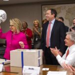 Hillary Clinton Instagram - A State Department #tbt: my team got me a football helmet because Washington is "a contact sport." ⁣ ⁣ Photo: MSNBC
