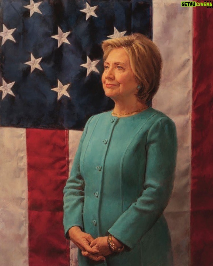 Hillary Clinton Instagram - Today, I’m honored to return to the @statedept and join @secblinken in unveiling my official portrait as the 67th Secretary of State. We’re delighted to share it with the American public right here on Instagram, in case you don’t make it in person to headquarters in Foggy Bottom anytime soon. Thank you to artist Steven Polson for his phenomenal work. When I walked into the State Department as Secretary fourteen years ago, I knew that having the honor to lead the State Department and USAID would be a singular challenge and a unique chance to do good in the world. It was that and so much more. I am deeply proud of all that we accomplished and grateful to everyone at the Department for their unflagging work to ensure peace, progress, and prosperity around the world. They continue to make me, and our country, proud.