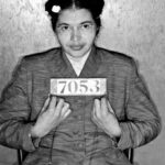 Hillary Clinton Instagram - How did you first learn the story of Rosa Parks, whose birthday was yesterday? Too often, we hear about her refusal to give up her seat on an Alabama bus as a single, inevitable act. It was not. Parks spent years studying the principles of non-violent resistance, informing her political beliefs, and helping to grow a community of activists. Her bus protest was not just an act of courage, but of clear-eyed conviction. It also led to Parks's tireless organizing to keep the Montgomery bus boycott going, and a lifetime of taking action around causes she cared about, often with no recognition and at enormous personal risk. She understood better than anyone that progress takes decades of hard work, persistence, and the courage to keep going. #gutsywomen Photo: Montgomery Sheriff's Office