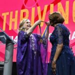 Hillary Clinton Instagram - As a public servant, an activist, and president of the NAACP New York State Conference, Dr, Hazel Dukes has spent her entire life lifting up others in pursuit of justice. It was a joy to have a chance to celebrate her long history of public service and activism last night in Boston. ⁣ ⁣ I had the honor of presenting Hazel with the Spingarn Medal for Outstanding Achievement, the @NAACP's highest honor. ⁣ ⁣ From her work as the first Black employee in the Nassau County District Attorney’s Office in 1966 to her time serving as the first Black vice-chair of the Nassau County Democratic Committee—and throughout her various leadership roles at the NAACP—Hazel has broken countless barriers to bring long-lasting social change. It would be impossible to count the number of lives she’s touched. ⁣ ⁣ Congratulations, and thank you, Hazel!⁣ ⁣ Photos: NAACP