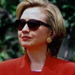 Hillary Clinton Instagram - Weather report: Shades likely.⁣ ⁣ Photo: Mark Reinstein, Corbis