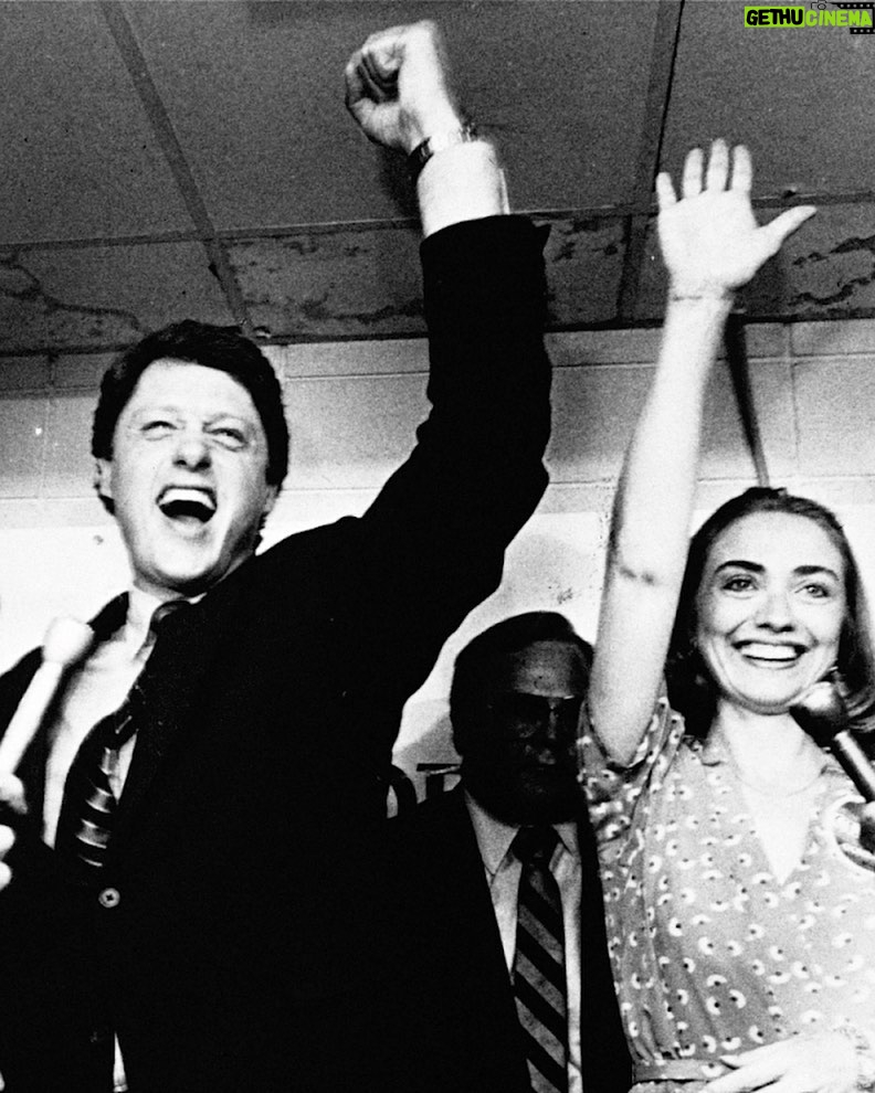 Hillary Clinton Instagram - Victory in Arkansas, 1982. #tbt