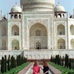 Hillary Clinton Instagram - One of our most special trips together: The Taj Mahal with Chelsea, 1995. #tbt