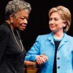 Hillary Clinton Instagram - Maya Angelou would have turned 95 today. ⁣ ⁣ “Here on the pulse of this new day," she wrote, "you may have the grace to look up and out and into your sister’s eyes, into your brother’s face, your country and say simply, very simply, with hope, good morning." #CelebrateAngelou95 #DrAngelou95⁣