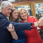 Hillary Clinton Instagram - Family selfie #tbt! Photo: @barbarakinney