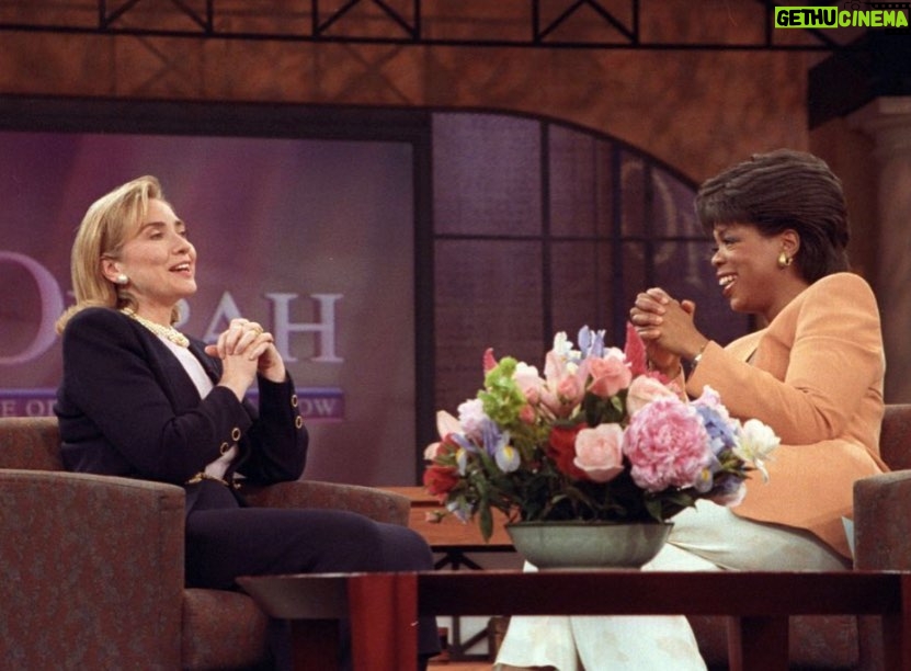 Hillary Clinton Instagram - A look back at a '90s appearance with the one and only @oprah, who celebrated a birthday this week! #tbt