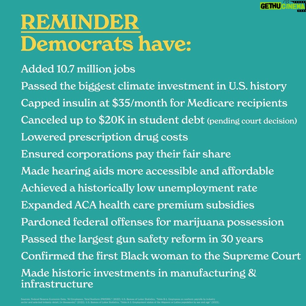 Hillary Clinton Instagram - Democrats deliver. Here's to pushing for more progress, @joebiden and @kamalaharris!