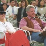 Hillary Clinton Instagram - Cowgirl looks, 1995. ⁣#tbt ⁣ Photo: @BarbaraKinney