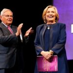 Hillary Clinton Instagram - I know the fight for women’s rights can seem daunting, even overwhelming. If you find yourself tired, or discouraged, or filled with anger—if you find yourself yelling at the television set, or scrolling like a mad person online—remember: we’re not just fighting against these attacks on our rights. We are fighting for a future where everyone has the opportunity to live up to his or her potential. To have access to the care they need. To be able to count on free and fair elections. And to have the freedom to determine their futures. ⁣ ⁣ Thanks to Sen. Menendez for inviting me to New Jersey this Women’s History Month to celebrate the progress we’ve made and mark the challenges we still face. As both our mothers knew, no victory or defeat is permanent. We all have to keep showing up, every day, for the America we want. Photos: Danielle Parhizkaran, NorthJersey.com