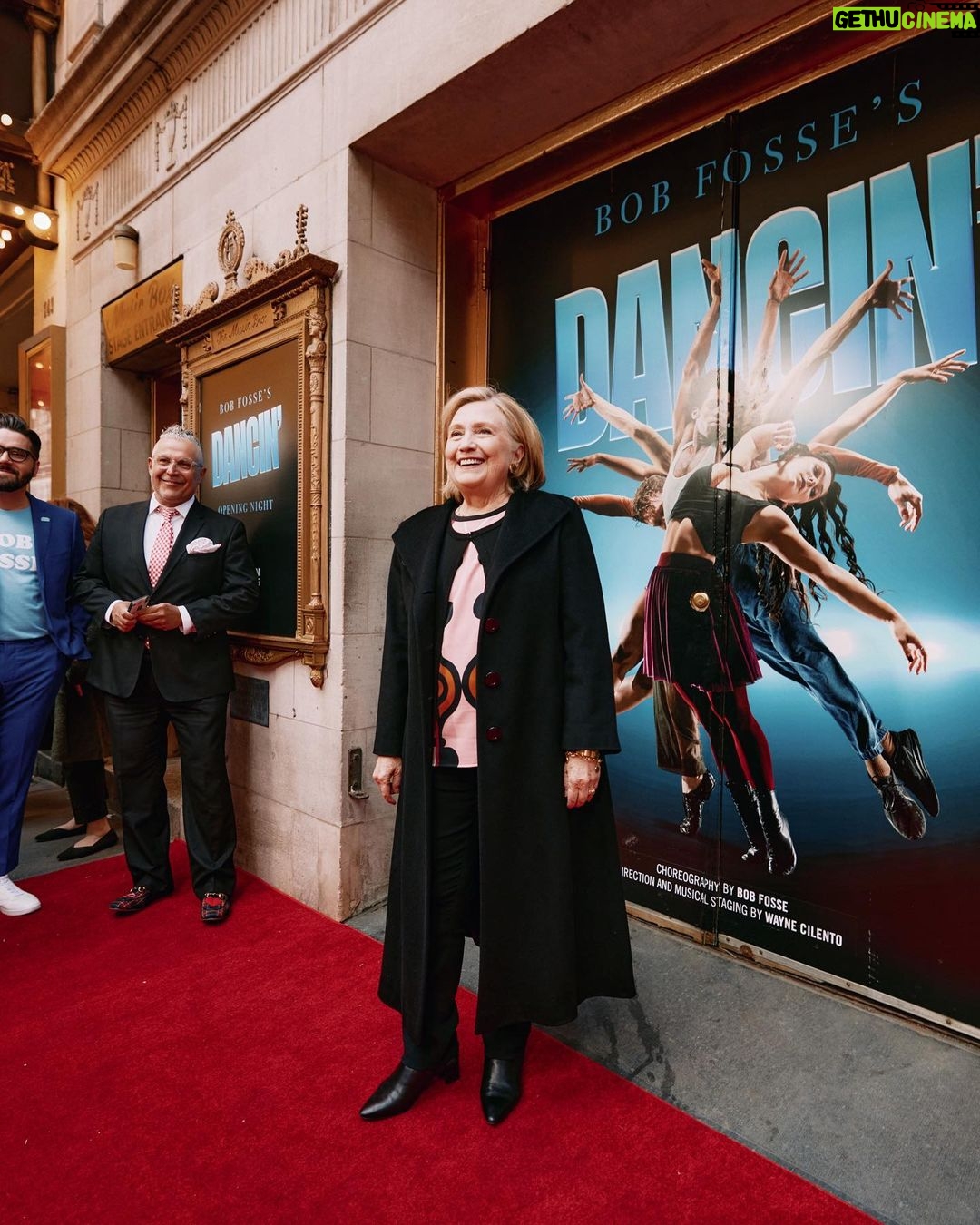 Hillary Clinton Instagram - I loved Bob Fosse’s DANCIN’ on Broadway, a joyous dose of pure entertainment! If you’re in New York, get tickets. Photos: @emiliomadrid & @bruglikas