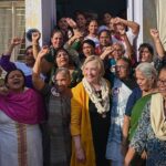 Hillary Clinton Instagram - I've been in India the last few days celebrating the 50th anniversary of the Self-Employed Women's Association (SEWA) and the legacy of its founder, Ela Bhatt. Ela passed away late last year, and I feel lucky to have been her friend.⁣ ⁣ I met Ela on my very first trip to India in 1995. Following Gandhi’s example, she founded SEWA in 1971 as a trade union and a women's movement. For 50 years, it's helped some of the poorest, least educated, and most shunned women in India get small loans to enable them to earn their own income. ⁣ ⁣ Through a system of microfinance, SEWA provides employment for thousands of individual women and changes deeply held attitudes about women’s roles. ⁣ In addition to microfinance, they do skills training, job creation, and climate adaptation work—I announced the first-ever Global Climate Resilience Fund with SEWA, CGI, and other partners to help the women deal with extreme heat.⁣ ⁣ SEWA has now grown to more than 2.5 million members.⁣ ⁣ Seeing Ela's work and legacy over these last few decades has been transformational for me and an indelible reminder of the importance of women's rights.⁣ ⁣ Photos: Dylan Hewitt and Capricia Marshall