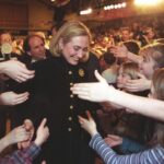 Hillary Clinton Instagram - Hands across America, 1996. #tbt ⁣ ⁣ Photo: Sharon Farmer